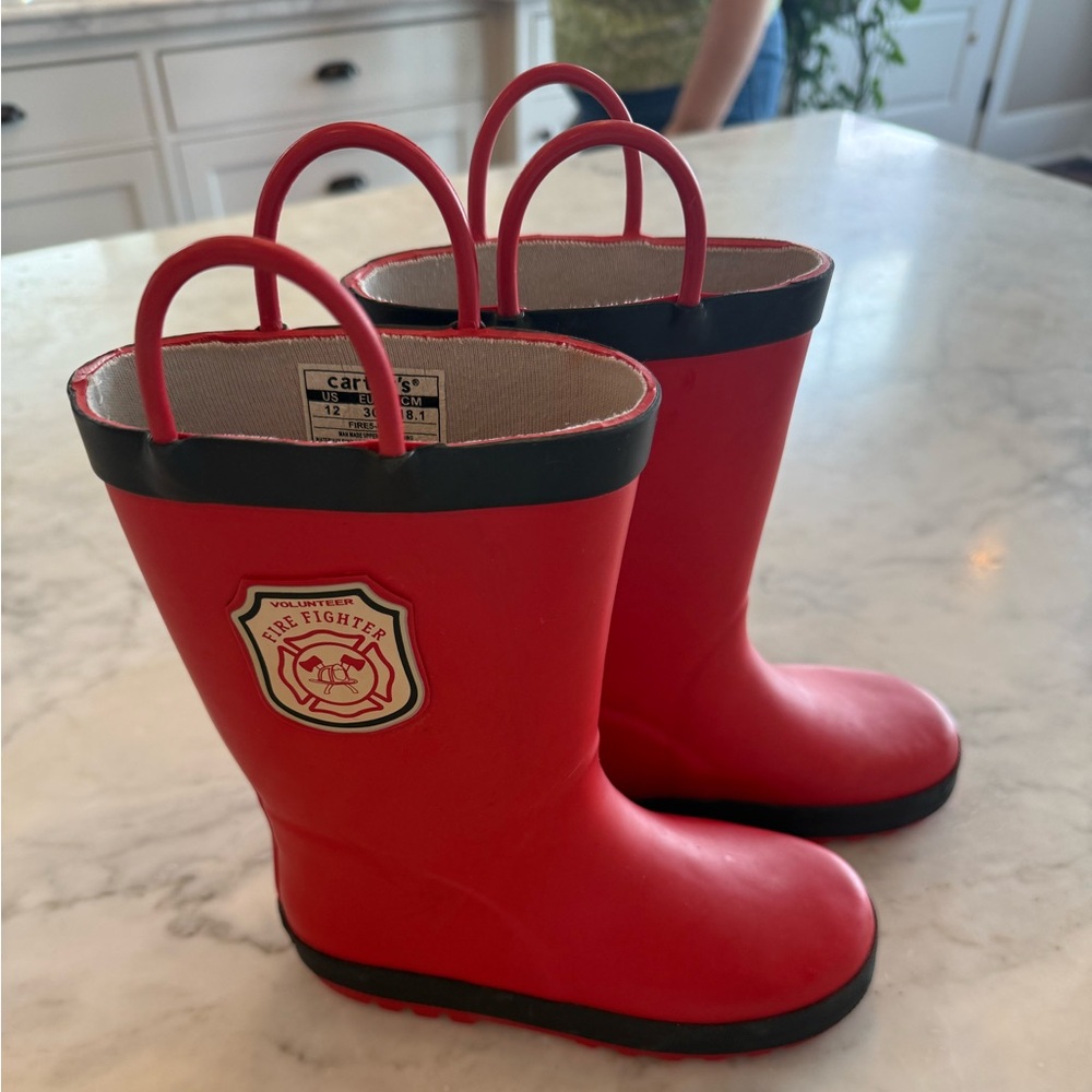 Carter's Red Firefighter Boots